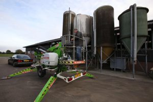 Plaatsing sensor voersilo